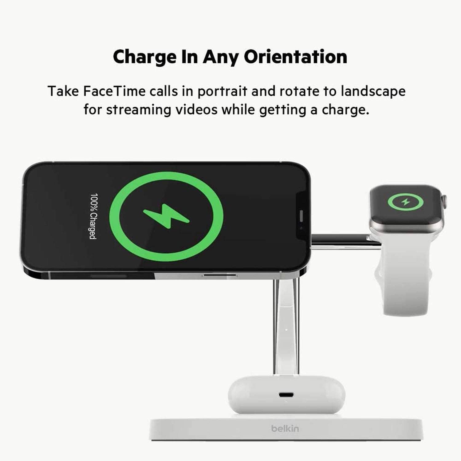  Belkin BoostCharge Pro 3-in-1 Wireless Charger with MagSafe